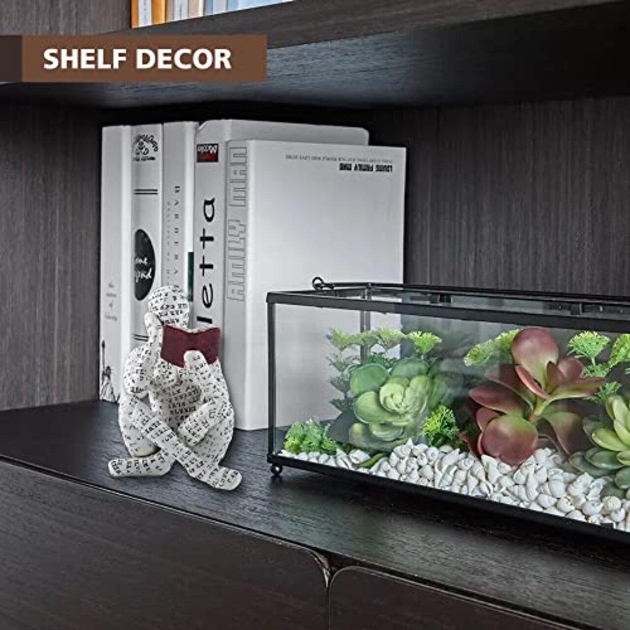 1 Pack Home Decor Pulp Reading Women Thinker Statue Aesthetic Sculpture Room Decor Modern Abstract Decoration on Shelf Table Desk for Living Room Office Bedroom A